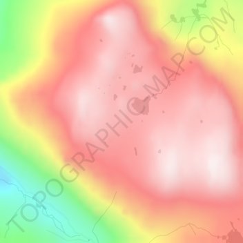 Okken topographic map, elevation, terrain