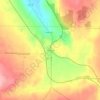 Rock Glen topographic map, elevation, terrain