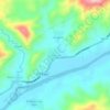 Mestizo topographic map, elevation, terrain