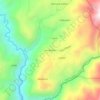 San Ramón topographic map, elevation, terrain