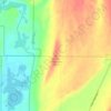 Jackass Mountain topographic map, elevation, terrain