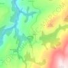 O Chao topographic map, elevation, terrain