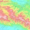 Distrik Pronggoli topographic map, elevation, terrain