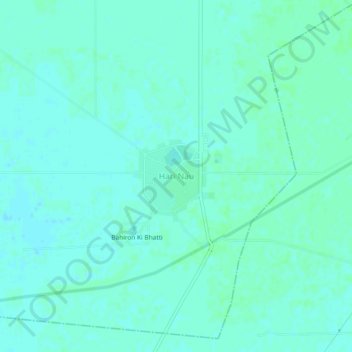 Hari Nau topographic map, elevation, terrain
