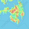North Cotabato topographic map, elevation, terrain