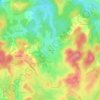 Le Monteil topographic map, elevation, terrain