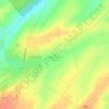 Mont Cassel topographic map, elevation, terrain