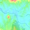 Cooran topographic map, elevation, terrain