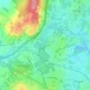 Ferdinands Mills topographic map, elevation, terrain