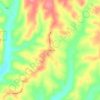 Summit City topographic map, elevation, terrain
