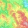 Foce topographic map, elevation, terrain
