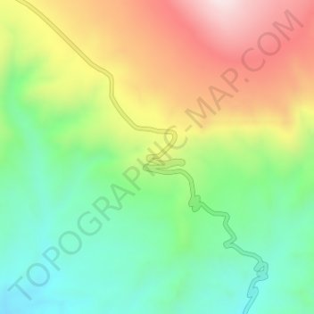 Zanda Earth Forest topographic map, elevation, terrain