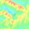 Ranau Tar topographic map, elevation, terrain