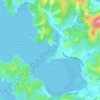 Uruti Bay topographic map, elevation, terrain
