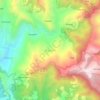 Dhanchuli topographic map, elevation, terrain
