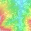 Prelo topographic map, elevation, terrain