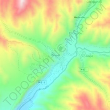 Mirave topographic map, elevation, terrain