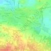 Les Amandiers topographic map, elevation, terrain