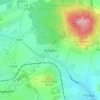 Walddorf topographic map, elevation, terrain
