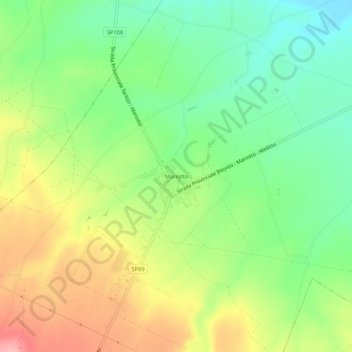 Mariotto topographic map, elevation, terrain