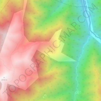 طویل topographic map, elevation, terrain