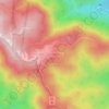 Mount Glorious topographic map, elevation, terrain