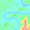 Calmes Neck Estates topographic map, elevation, terrain