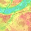Indrāni topographic map, elevation, terrain