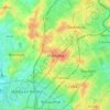Mouvaux topographic map, elevation, terrain