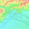 Fairbanks topographic map, elevation, terrain