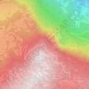 Tara Canyon topographic map, elevation, terrain