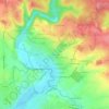Les Ouchettes topographic map, elevation, terrain