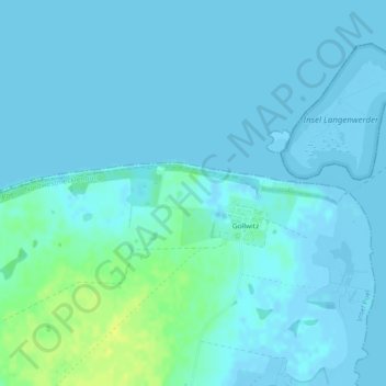 Lütt Moor topographic map, elevation, terrain