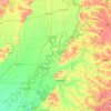 Lake topographic map, elevation, terrain