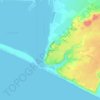Lake Ferry topographic map, elevation, terrain