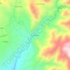San Aurelio topographic map, elevation, terrain