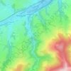 Rochebrune topographic map, elevation, terrain