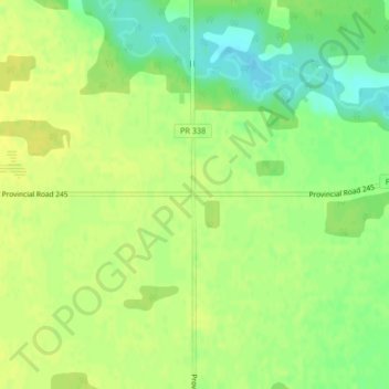 Stephenfield topographic map, elevation, terrain