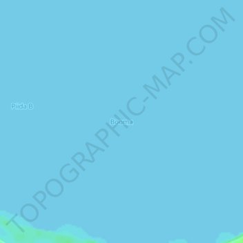 Booma topographic map, elevation, terrain