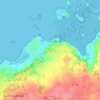 Bel Air topographic map, elevation, terrain