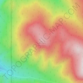 Gladstone Mountain topographic map, elevation, terrain