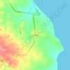 Pedasí topographic map, elevation, terrain