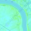 Hahnville topographic map, elevation, terrain