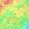 Lobnya topographic map, elevation, terrain