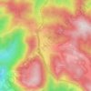 Gorriti topographic map, elevation, terrain