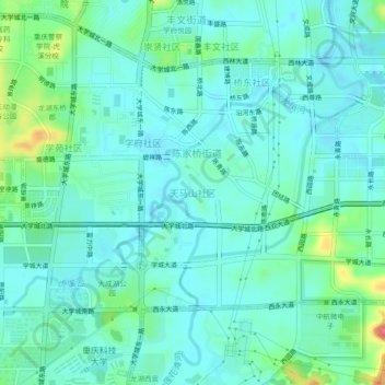 Tianmashan topographic map, elevation, terrain