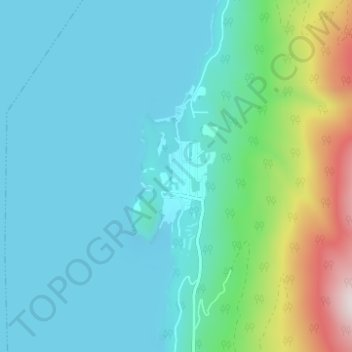 Riondel topographic map, elevation, terrain