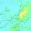 Balaleng topographic map, elevation, terrain