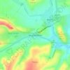 Beckhampton topographic map, elevation, terrain