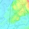Forden topographic map, elevation, terrain